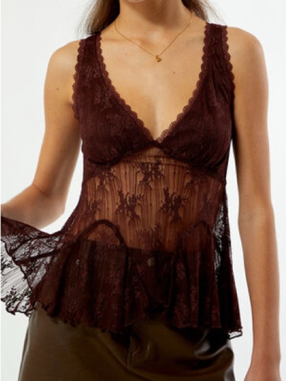 pacsun beverly and beck lace top
